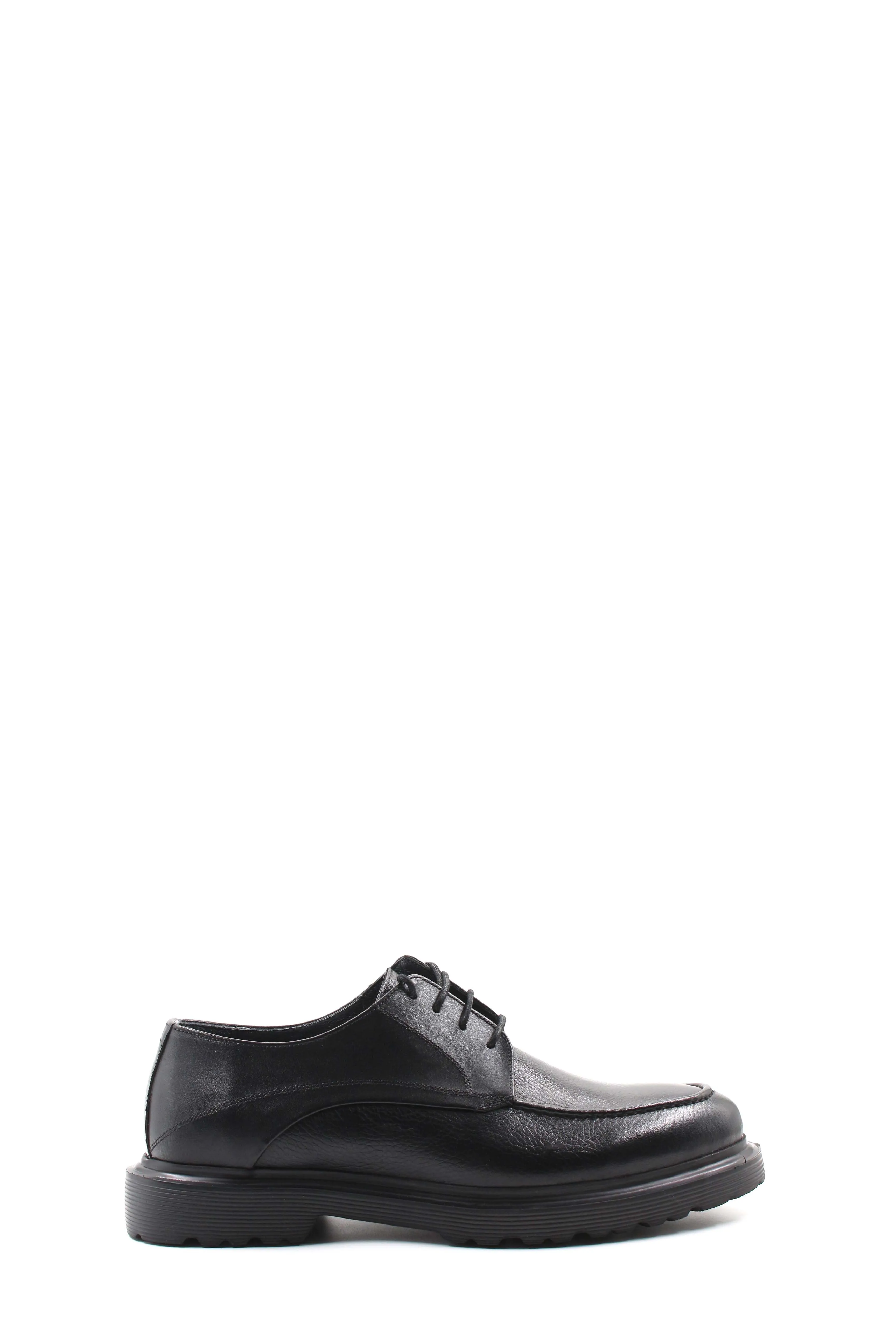Black Thick Sole Derby Shoes-Wessi sold by Wessi