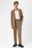 Men's Camel Double Breasted  Blazer Jacket with Bag Pocket - Wessi sold by Wessi