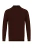 Brown Half Turtleneck Men's Knitwear - Wessi sold by Wessi