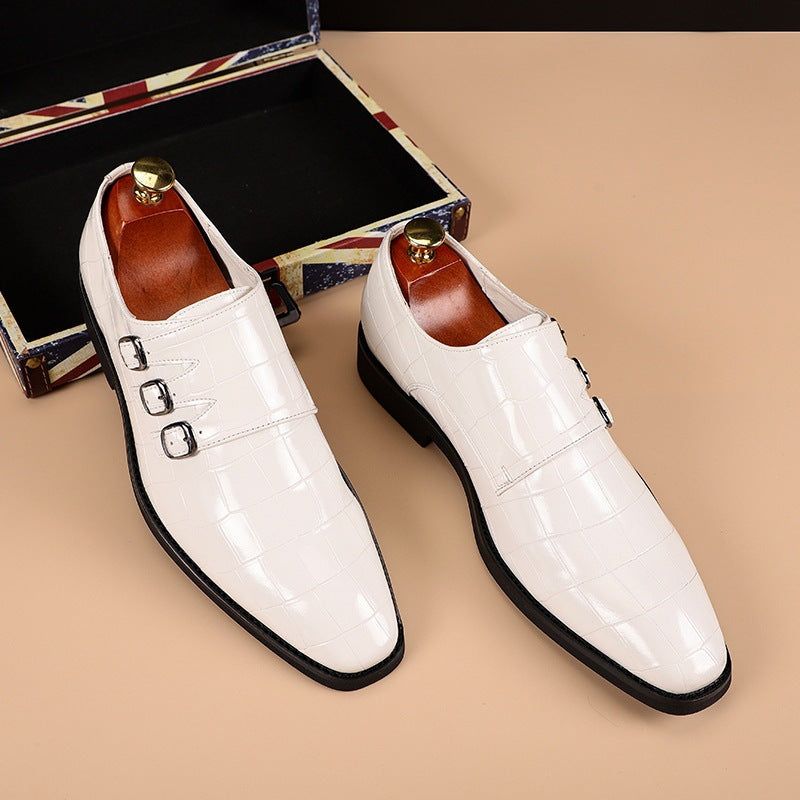 Breathable Men's All-match Business Plus Size Leather Shoes sold by Wessi product image thumbnail 3