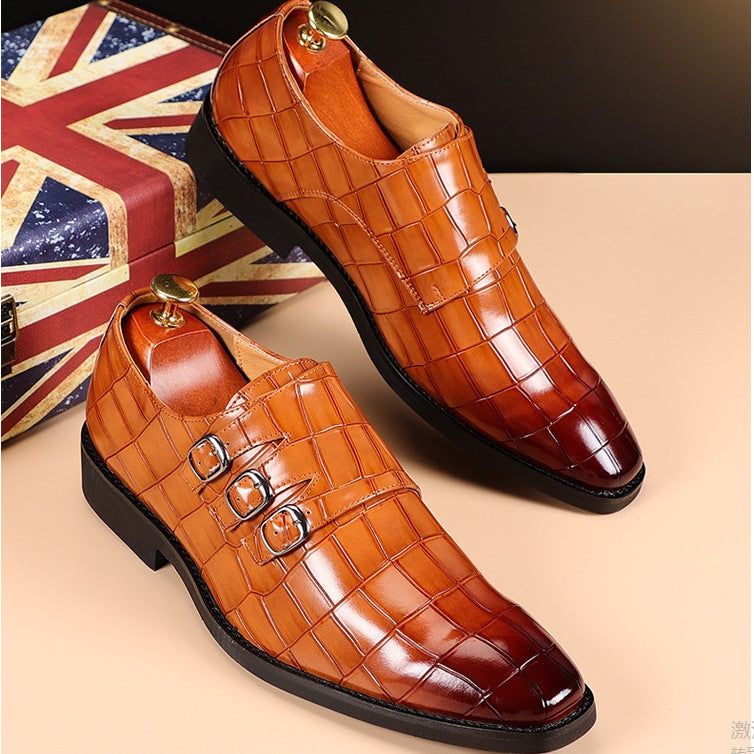 Breathable Men's All-match Business Plus Size Leather Shoes sold by Wessi product image thumbnail 2