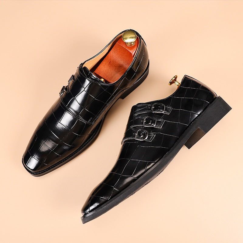 Breathable Men's All-match Business Plus Size Leather Shoes sold by Wessi product image thumbnail 4
