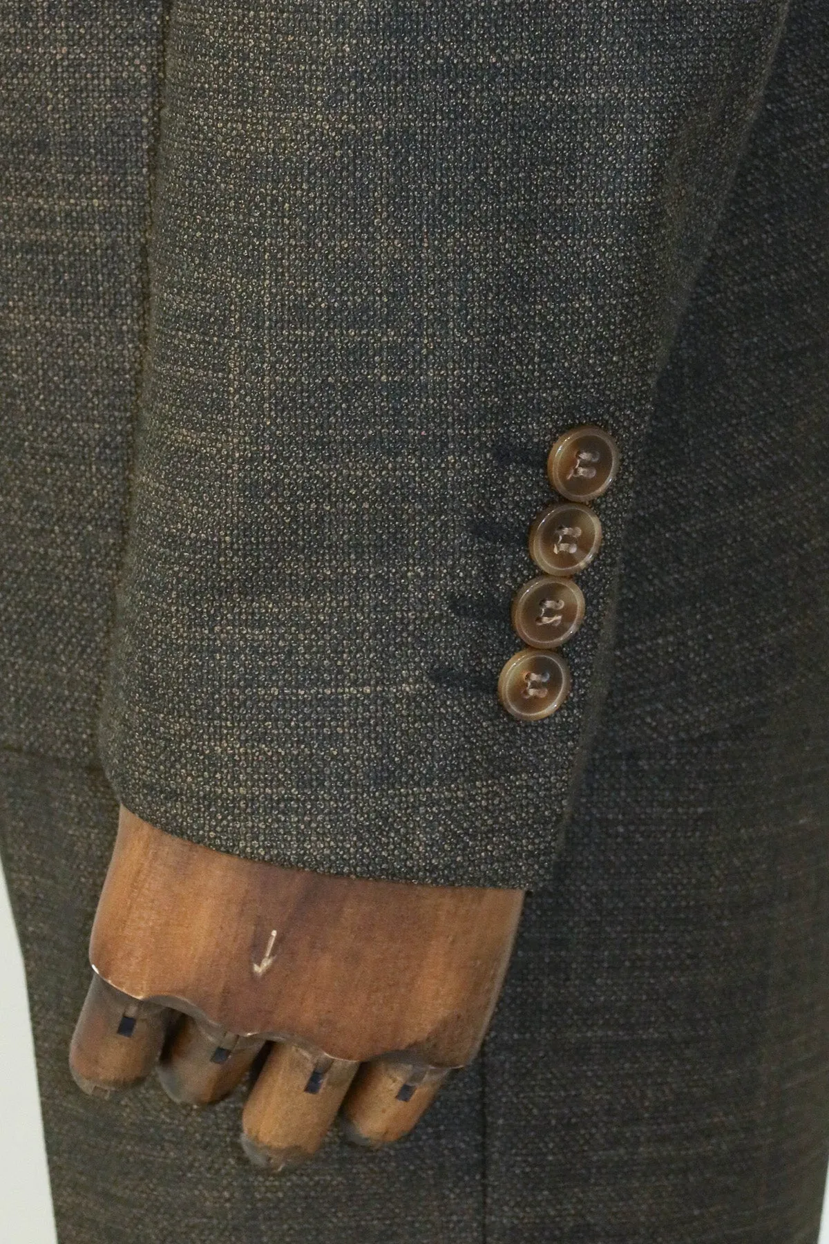 3 -Piece Single Button Peak Lapel Khaki Men Suit - Wessi sold by Wessi product image thumbnail 5