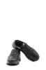 Men's Black Leather Sneakers with Side Zipper and Warm Fur Lining - Wessi sold by Wessi