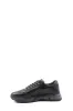 Men's Black Leather Sneakers with Side Zipper and Warm Fur Lining - Wessi sold by Wessi