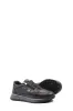 Men's Black Leather Sneakers with Side Zipper and Warm Fur Lining - Wessi sold by Wessi