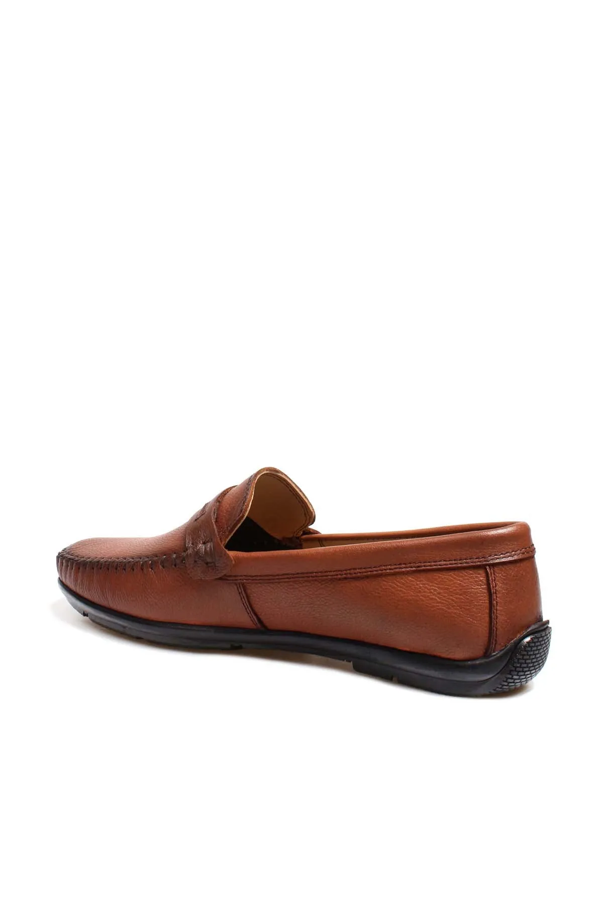 Men's Brown Leather Penny Loafers - Wessi sold by Wessi product image thumbnail 2