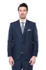 4 Drop Navy Blue Polyviscose Suit | Wessi sold by Wessi