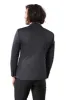 Single Button Double Vent Pointed Collar Navy Blue Blazer - Wessi sold by Wessi