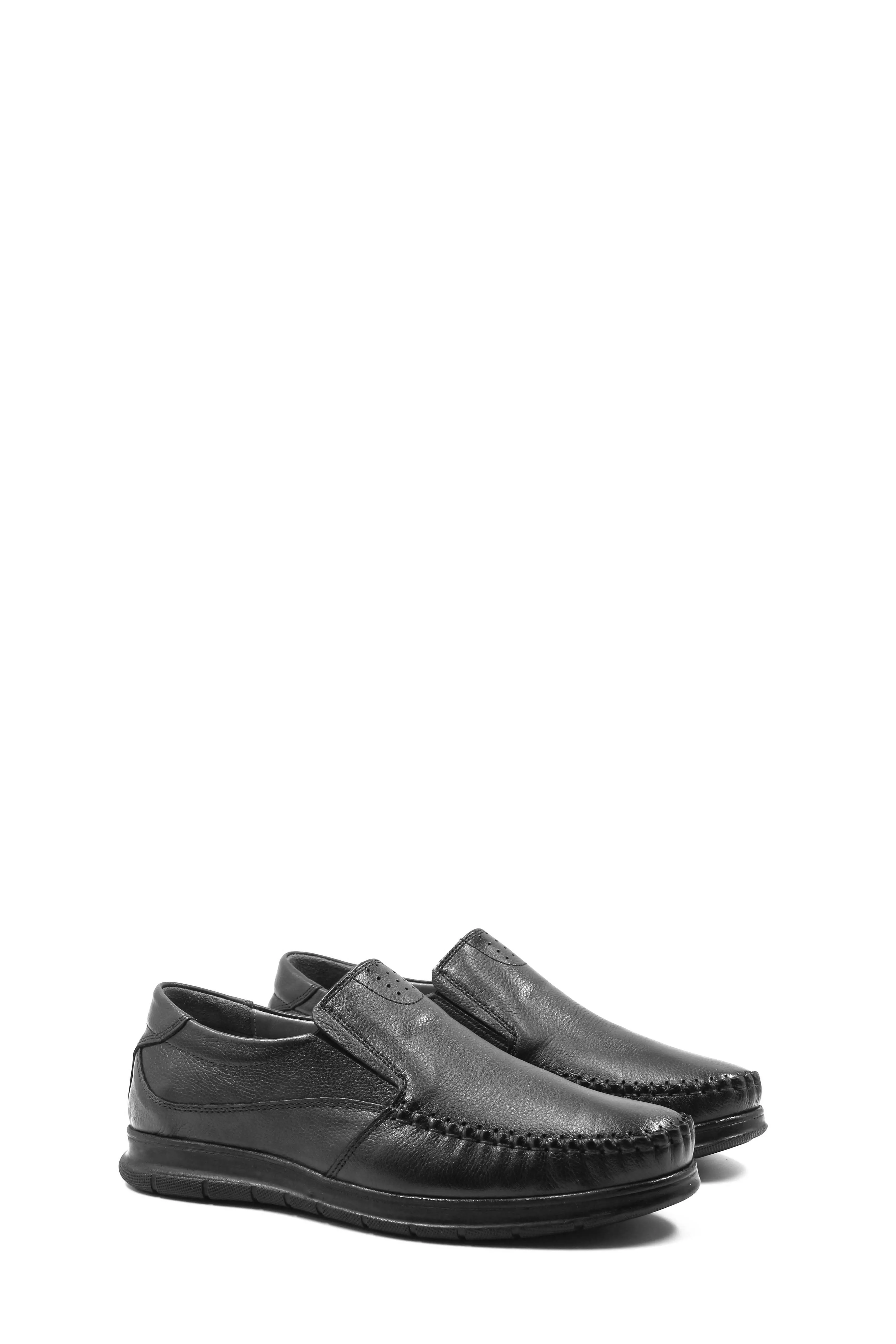 Black Leather Moccasin Loafers Wessi sold by Wessi product image thumbnail 4