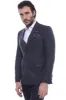 Double Breasted Slim Fit Navy Blue Blazer - Wessi sold by Wessi