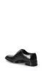 Men's Black Leather Cap-Toe Oxford Shoes - Wessi sold by Wessi