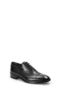 Men's Black Leather Cap-Toe Oxford Shoes - Wessi sold by Wessi