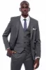 Striped Navy Blue Vested Suit - Wessi sold by Wessi