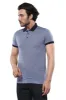 Blue Patterned Polo Men T-Shirt | Wessi sold by Wessi