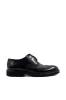 Men's Black Leather Brogue Oxford Shoes with Sturdy Sole - Wessi sold by Wessi
