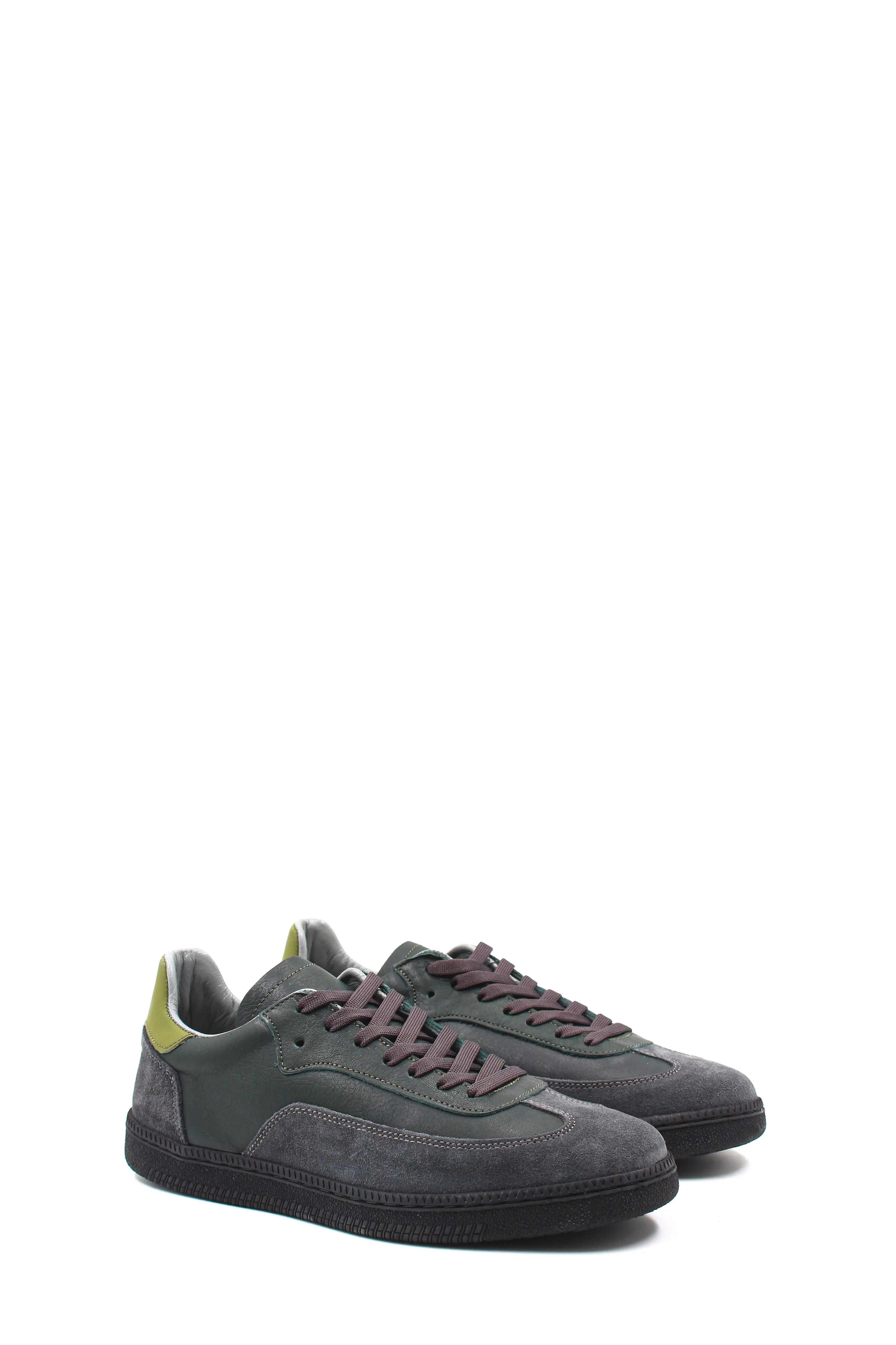 Gray Suede Leather Sneakers-Wessi sold by Wessi product image thumbnail 4