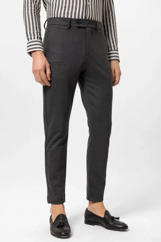 Anthracite Slim Fit Men's Trousers - Wessi sold by Wessi