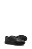 Men's Black Textured Leather Lace-Up Shoes with Cushioned Sole and Patterned Outsole - Wessi sold by Wessi