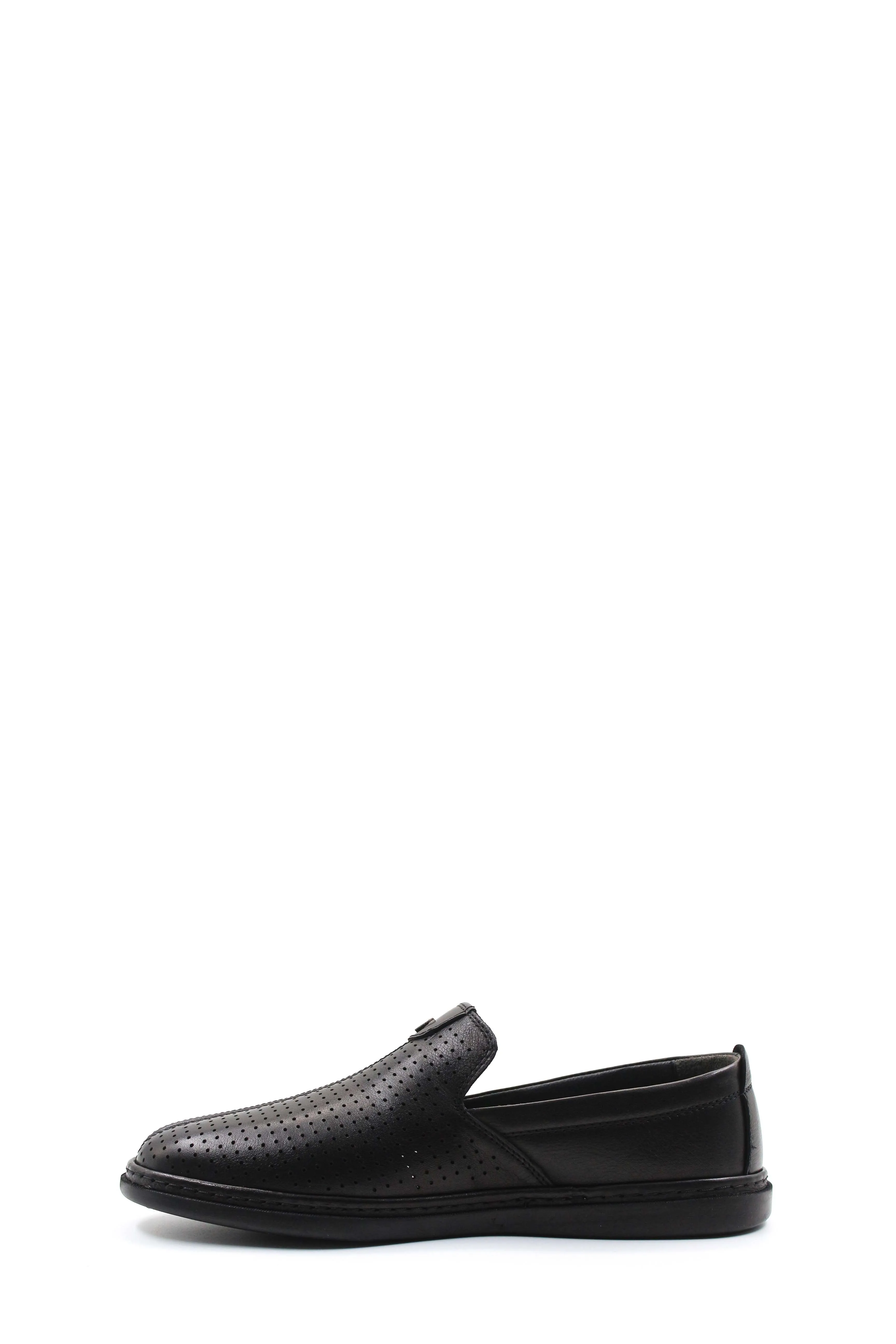 Perforated Black Slip-Ons-Wessi sold by Wessi product image thumbnail 2