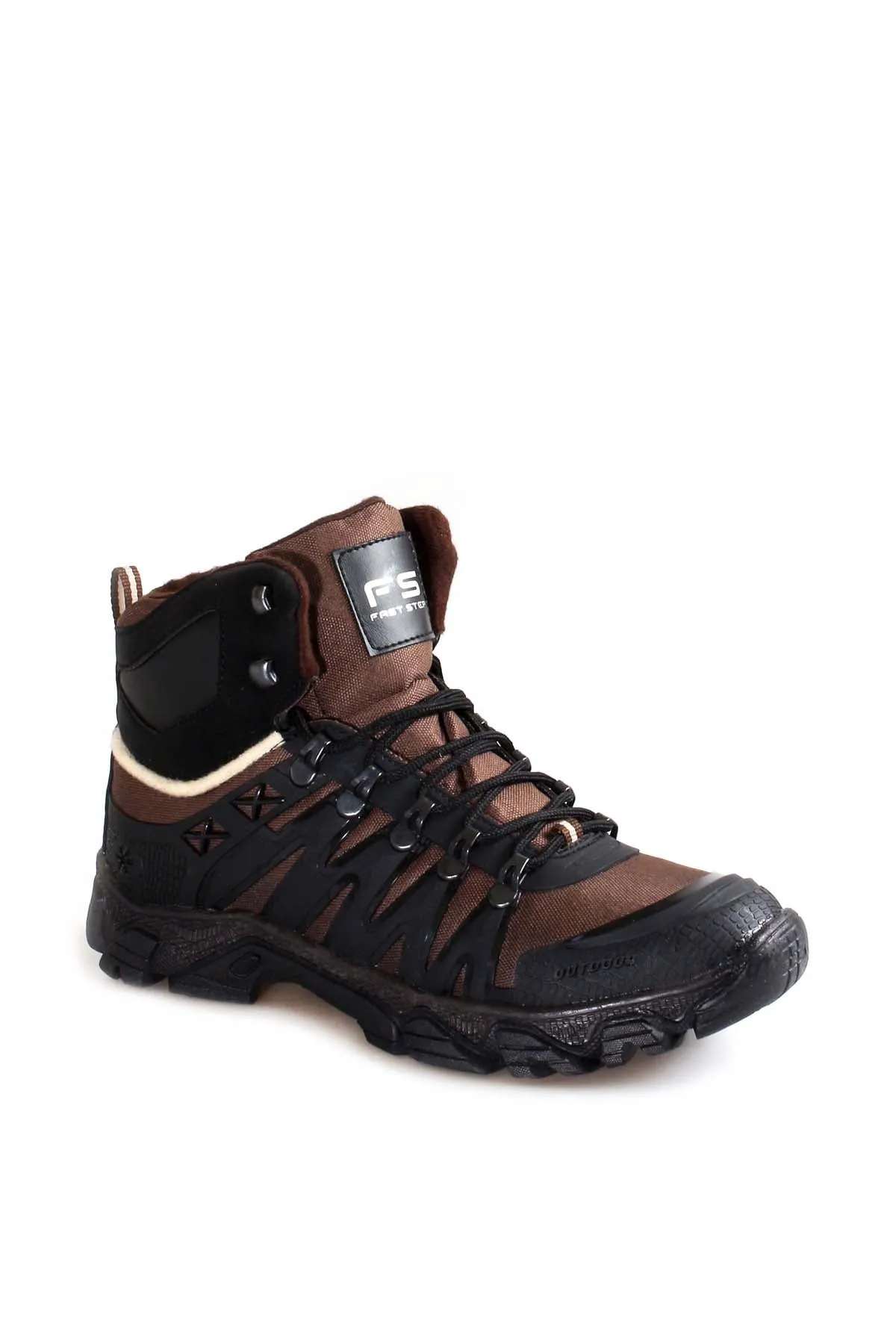 Men's Rugged Outdoor Hiking Boots with Black and Brown Detailing - Wessi sold by Wessi product image thumbnail 3