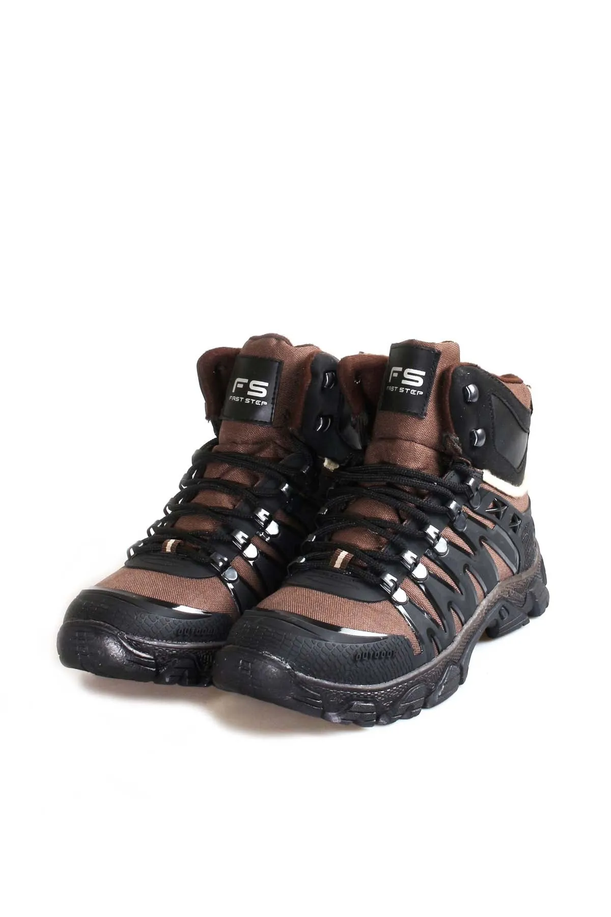 Men's Rugged Outdoor Hiking Boots with Black and Brown Detailing - Wessi sold by Wessi product image thumbnail 5