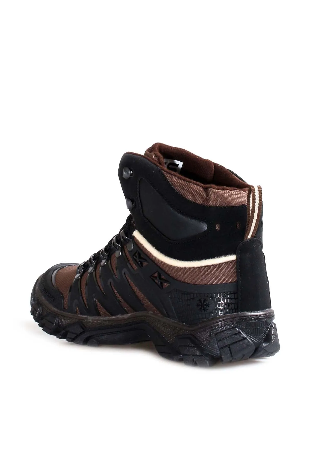 Men's Rugged Outdoor Hiking Boots with Black and Brown Detailing - Wessi sold by Wessi product image thumbnail 2