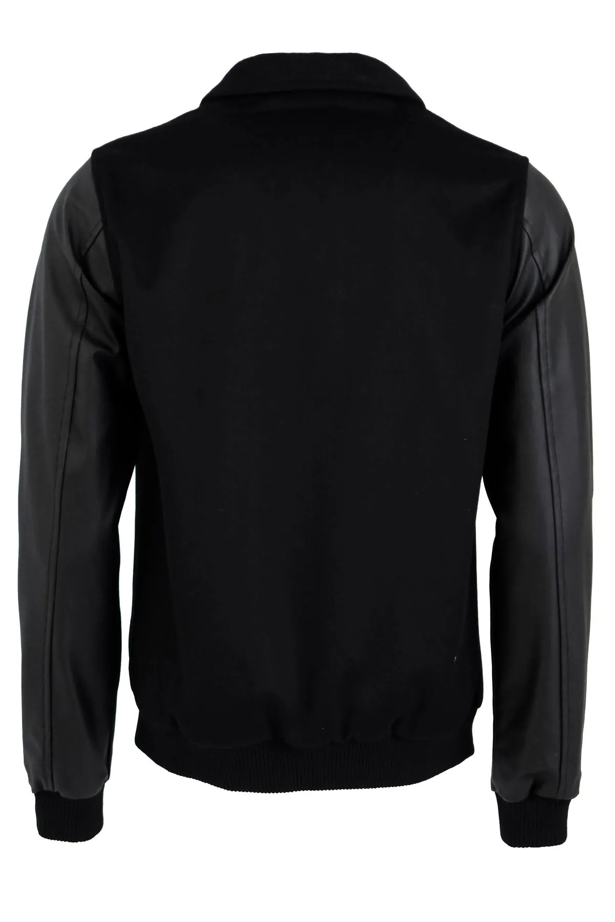 Leather Sleeve Black Cachet Coat | Wessi sold by Wessi product image thumbnail 4