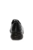 Men's Black Leather Lace-Up Sneakers with Textured Sole - Wessi sold by Wessi