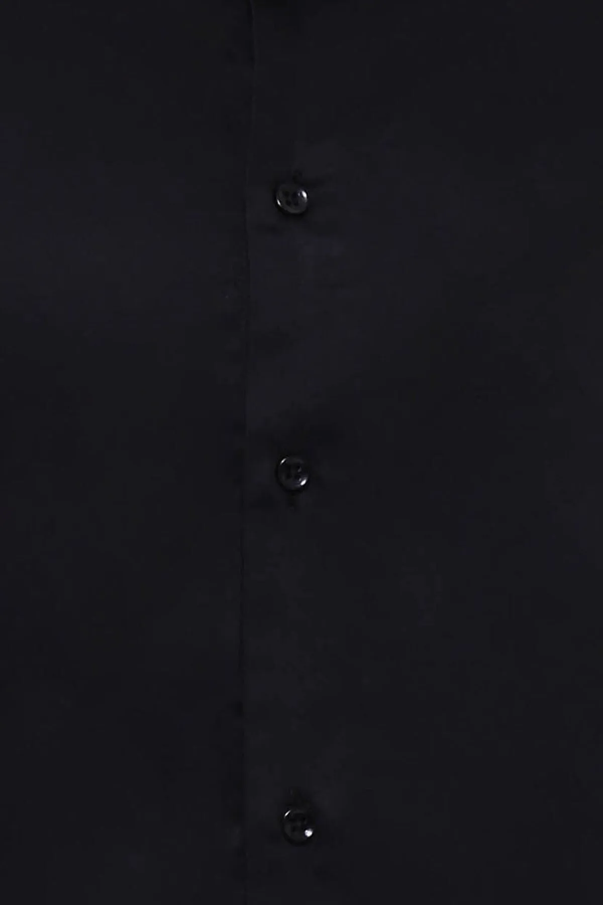 Cotton Satin Slim Fit Black Men Shirt - Wessi sold by Wessi product image thumbnail 5