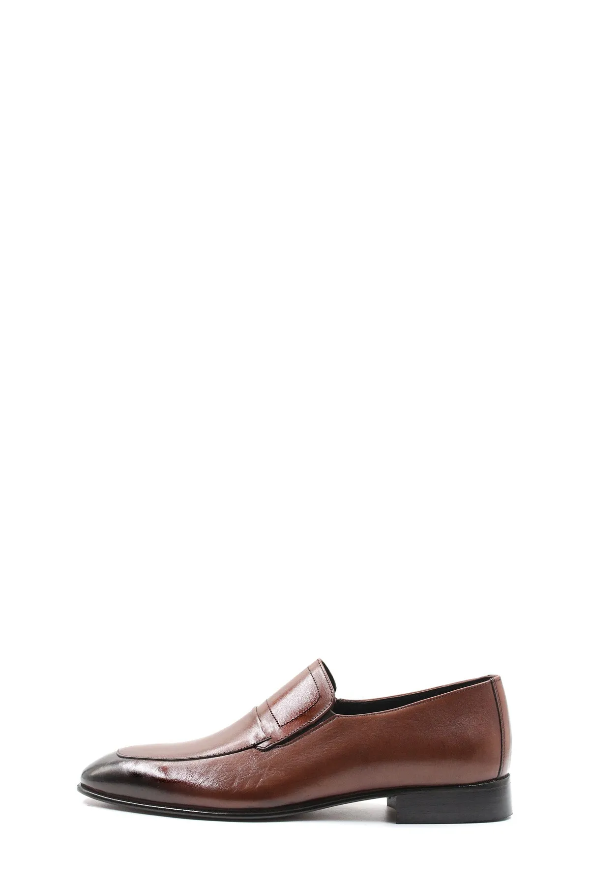 Men's Brown Leather Penny Loafers-Wessi sold by Wessi product image thumbnail 3