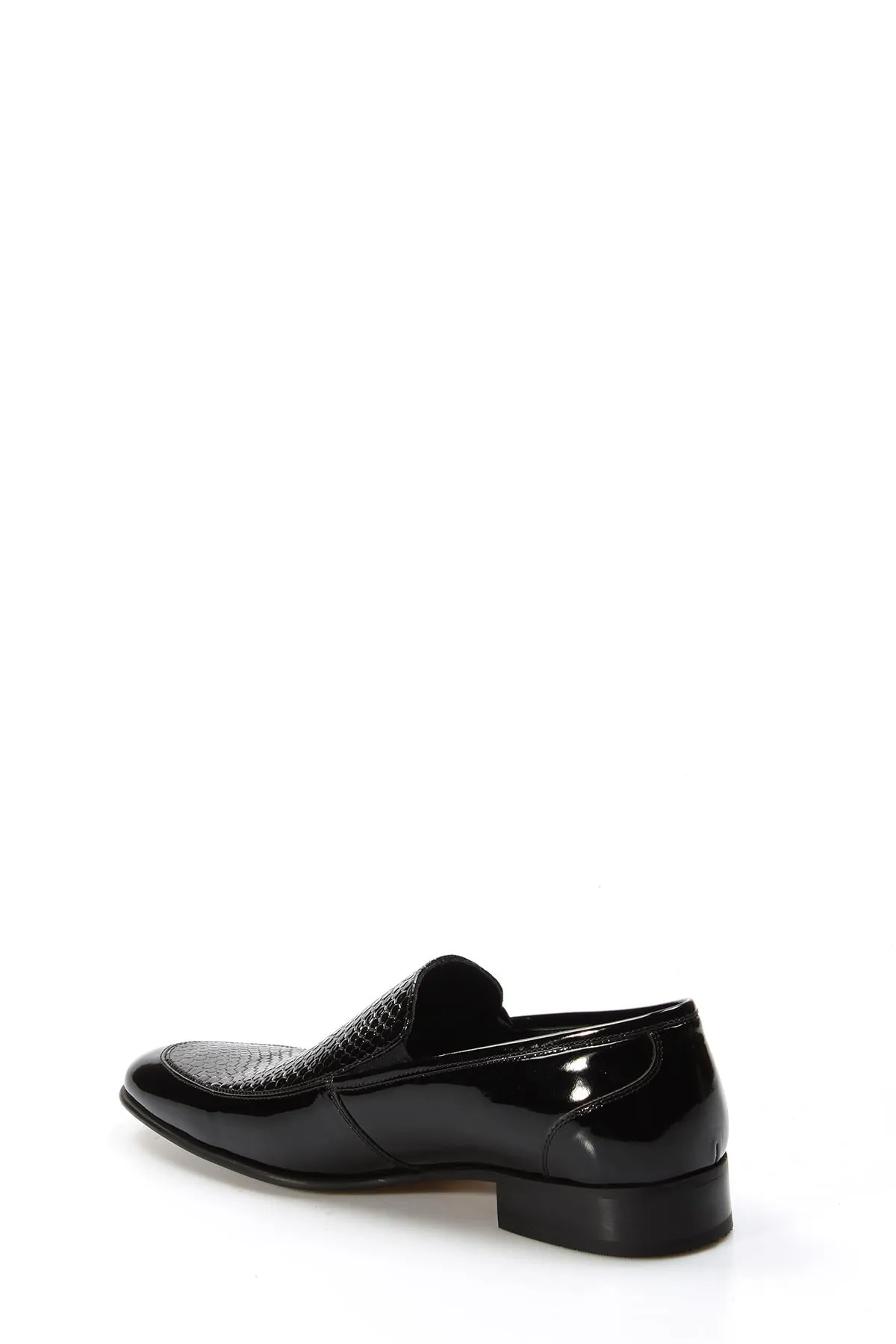 Black Patent Leather Textured Loafers Wessi sold by Wessi product image thumbnail 2