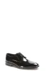 Men's Black Patent Leather Lace-Up Oxfords with Sleek Finish - Wessi sold by Wessi