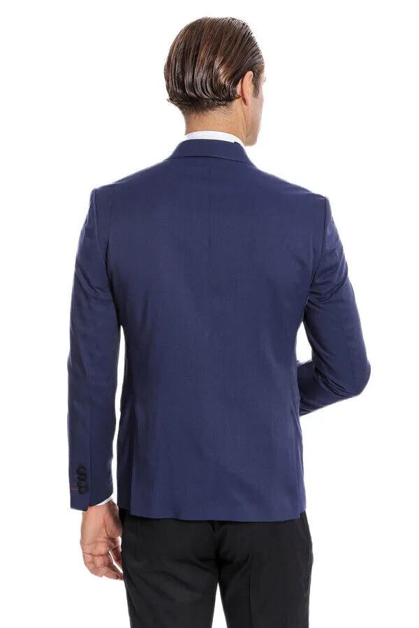 Dot-Patterned Navy Tuxedo - Wessi sold by Wessi product image thumbnail 4