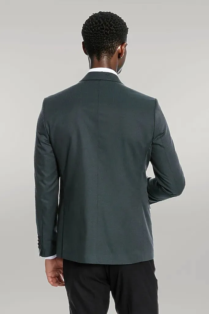 Dot Patterned Dark Green Men Tuxedo - Wessi sold by Wessi product image thumbnail 4