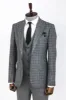 Checked Vested Grey Men Suit - Wessi sold by Wessi