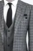Checked Vested Grey Men Suit - Wessi sold by Wessi