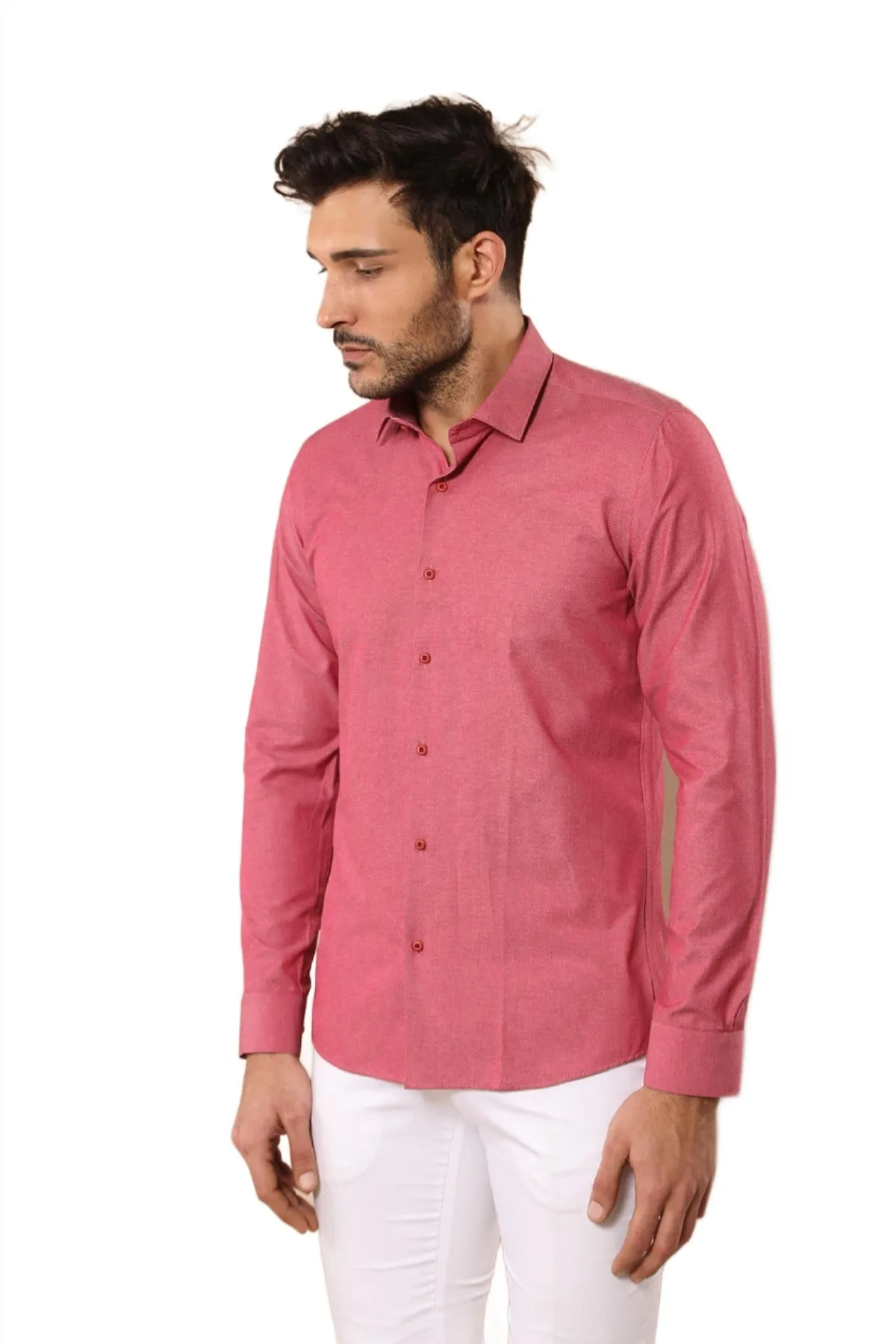 Dot-Patterned Pink Shirt | Wessi sold by Wessi