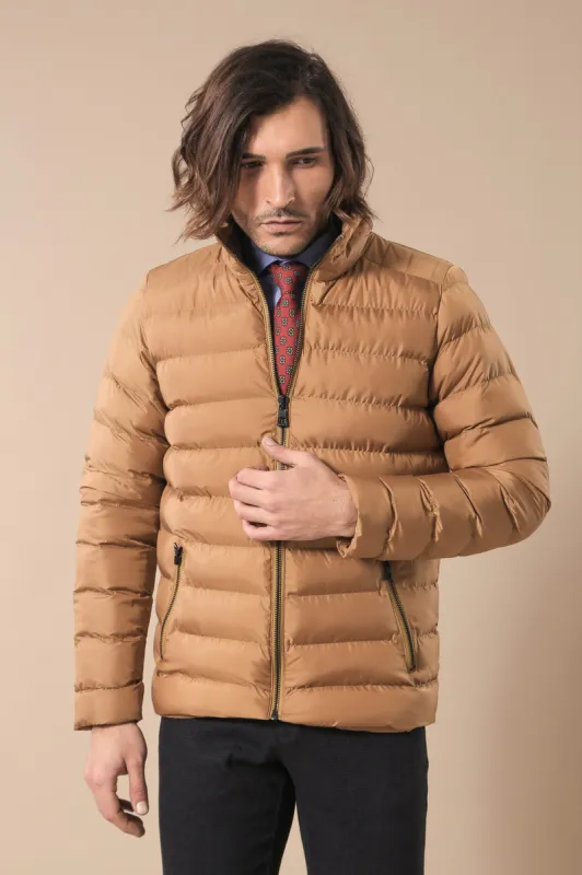 Camel Short Men Down Jacket - Wessi sold by Wessi