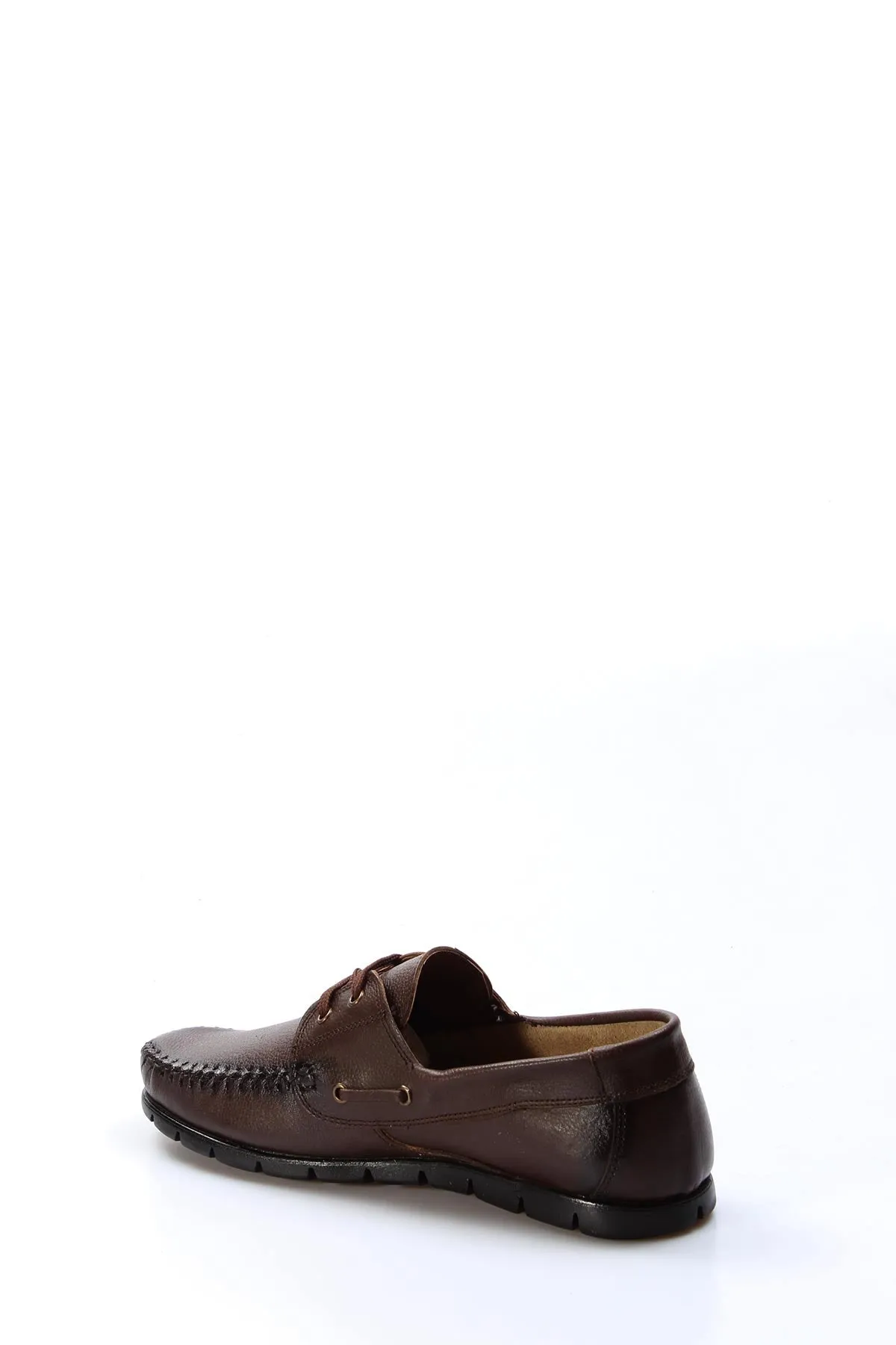 Men's Brown Leather Moccasins-Wessi sold by Wessi product image thumbnail 2