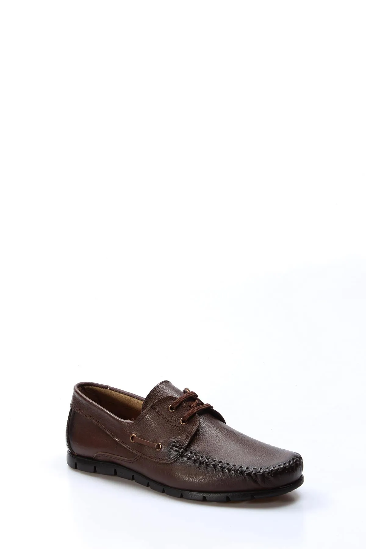 Men's Brown Leather Moccasins-Wessi sold by Wessi product image thumbnail 3