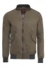 Flap Pockets Suede Khaki Men Bomber Coat - Wessi sold by Wessi