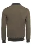 Flap Pockets Suede Khaki Men Bomber Coat - Wessi sold by Wessi