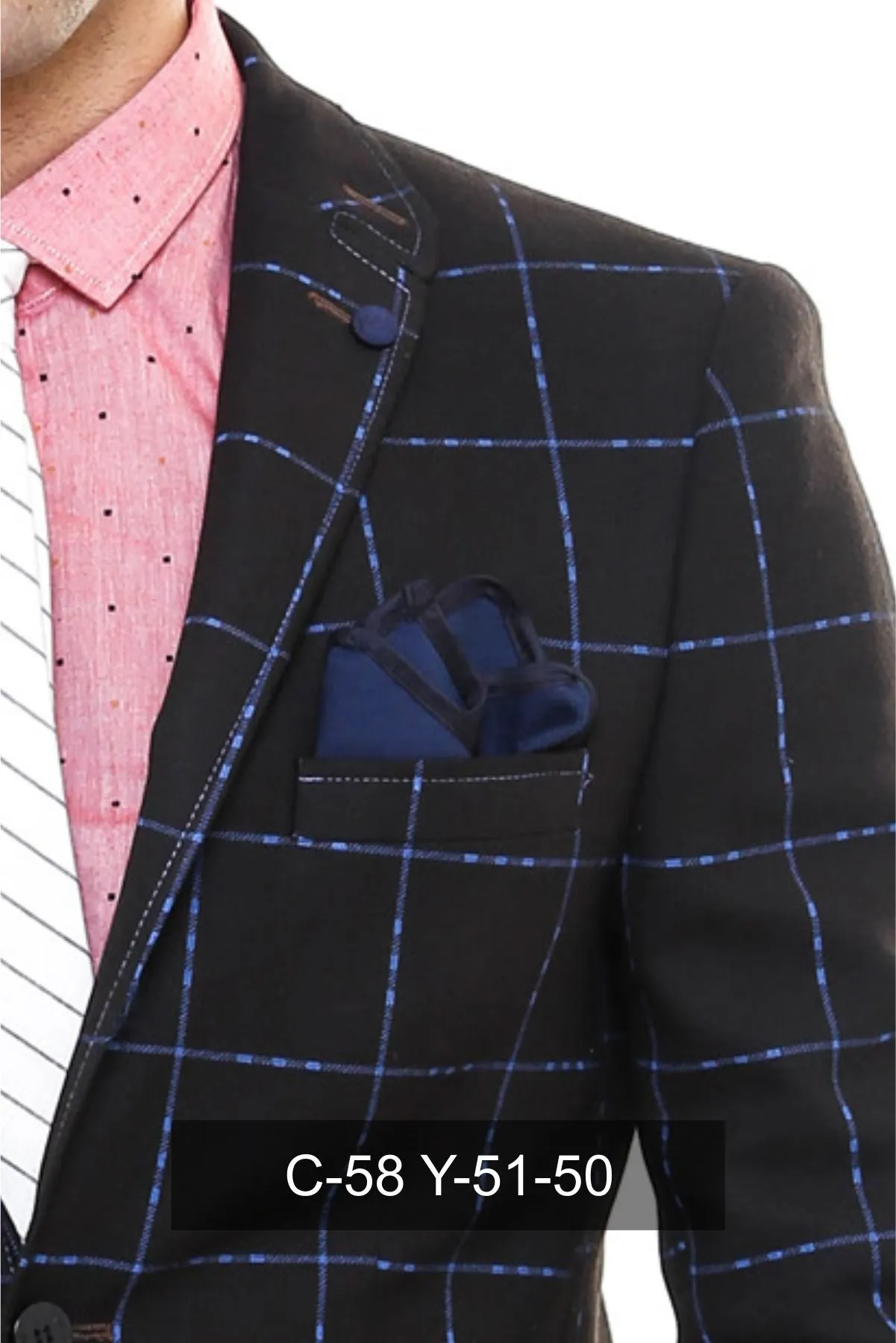 2 Button Plaid Wool Brown Jacket-Wessi sold by Wessi product image thumbnail 2