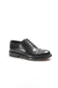 Men's Black Leather Cap-Toe Oxford Dress Shoes - Wessi sold by Wessi
