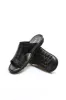 Black Leather Slide Sandals Wessi sold by Wessi
