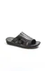 Black Leather Slide Sandals Wessi sold by Wessi