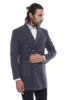 Double-Breasted Men Anthracite Coat - Wessi sold by Wessi