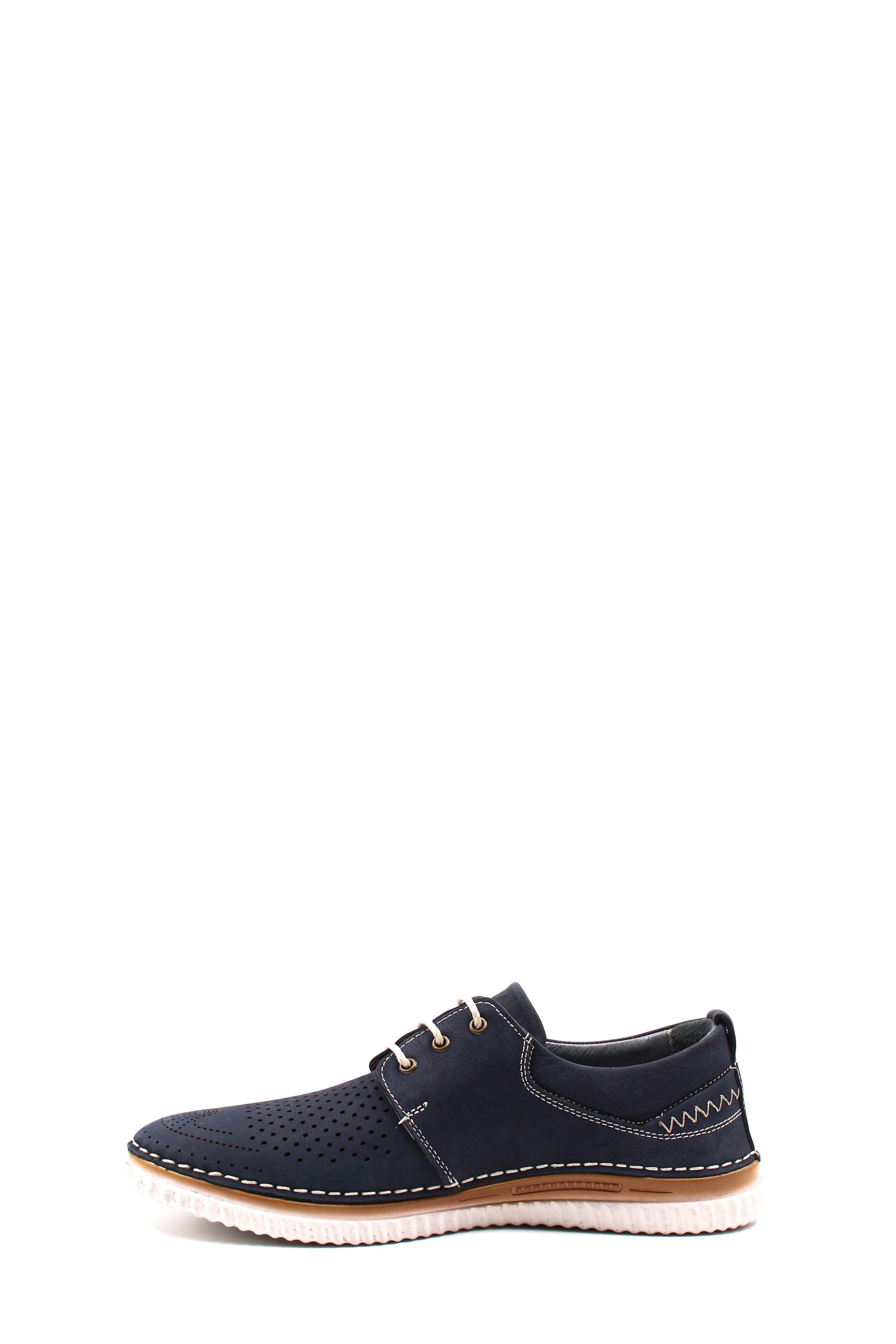 Navy Perforated Sporty Lace-Up-Wessi sold by Wessi product image thumbnail 2