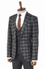 Checked Patterned Slim Fit Black Men Suit - Wessi sold by Wessi